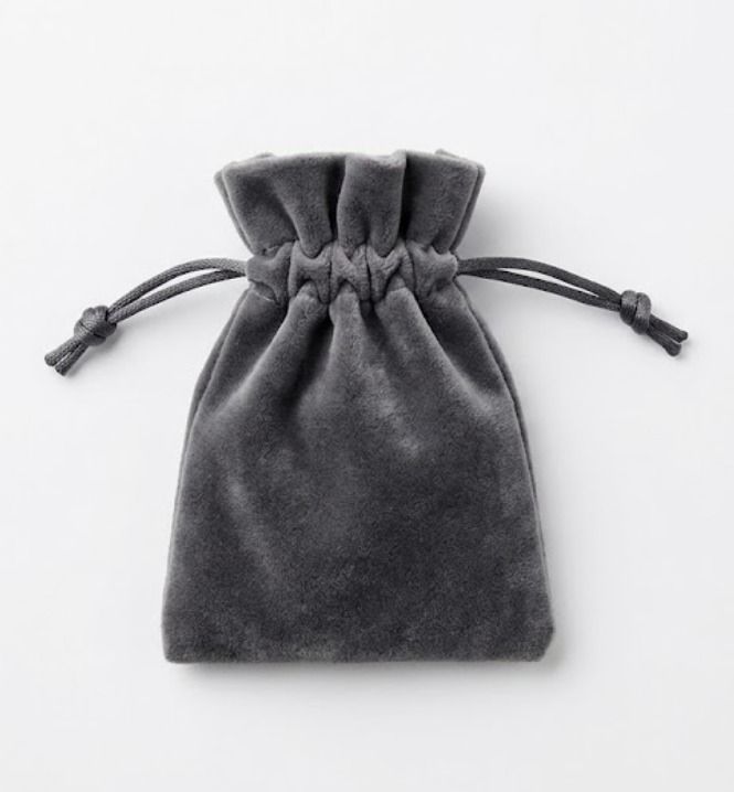 SeeBox small velvet drawstring jewelry pouch